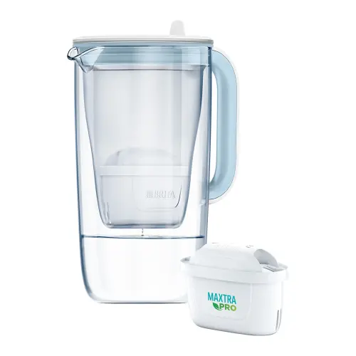 Carafa filtranta sticla BRITA One Maxtra PRO, 2.5 L  (Albastru)