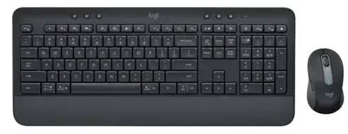 Kit Tastatura si Mouse Logitech  Signature MK650, USB, layout US International, 4000 DPI, Bluetooth  (Negru)