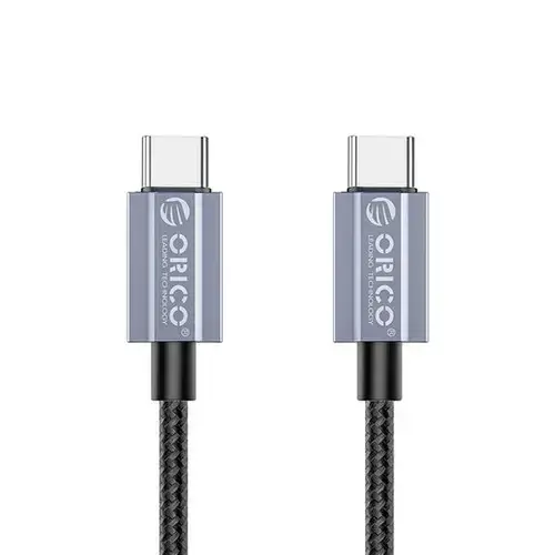 Cablu USB Orico GQA100 100W USB Type-C - USB Type-C 1.5m, Negru