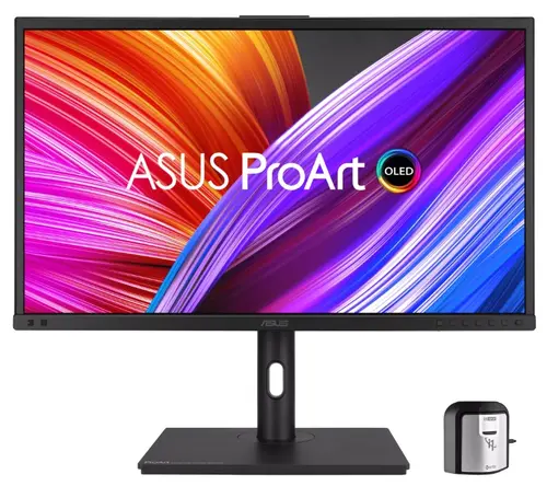 Monitor OLED ASUS ProArt 26.9inch PA27DCE-K, UHD (3840x2160), HDMI, DisplayPort, Boxe, Pivot (Negru)