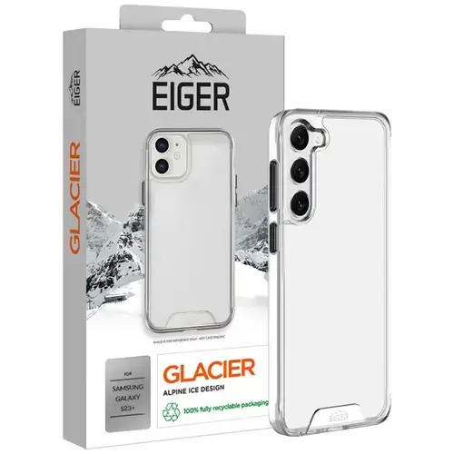 Husa Eiger Glacier Case compatibila cu Samsung Galaxy S23 Plus, Transparent
