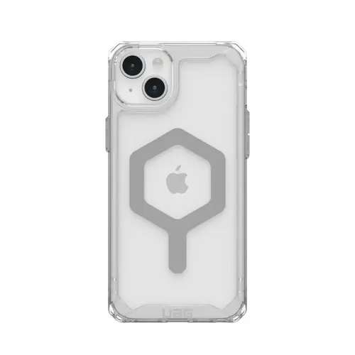 Husa de protectie UAG Plyo MagSafe Series pentru iPhone 15 Plus, Transparent/Argintiu