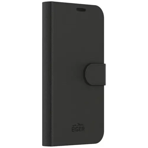 Husa Eiger North Folio Case compatibila cu iPhone 15, Negru