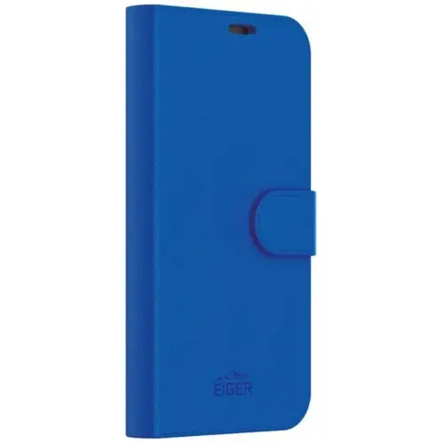 Husa Eiger North Folio Case compatibila cu iPhone 15 Pro, Albastru