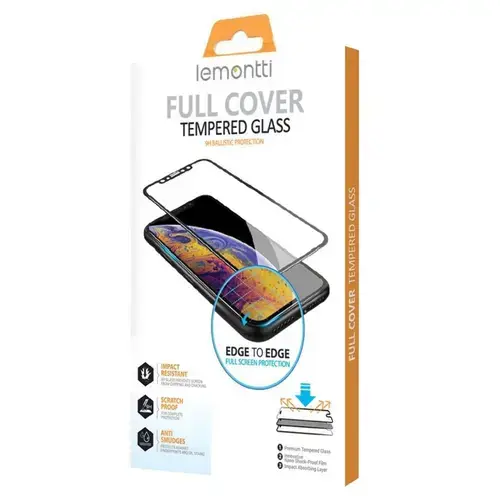 Folie de protectie Lemontti pentru Samsung Galaxy A14 5G, Sticla Full Fit, Negru
