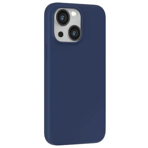 Husa Devia Silicon Nature Series compatibila cu iPhone 15 Plus, Albastru