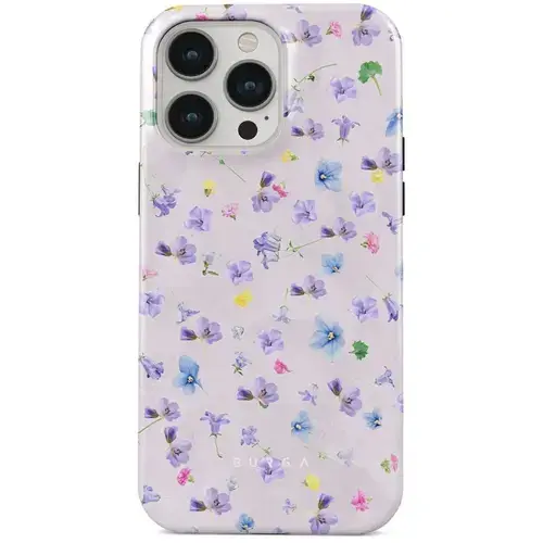Husa Burga Dual Layer Wildflower compatibila cu iPhone 15 Pro Max