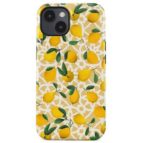 Husa Burga Dual Layer Lemon Juice compatibila cu iPhone 15