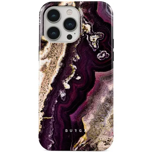 Husa Burga Dual Layer Purple Skies compatibila cu iPhone 15 Pro Max