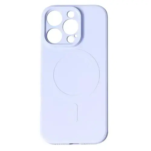 Husa Lemontti Silicon compatibila cu iPhone 15 Pro Max MagSafe, Lila