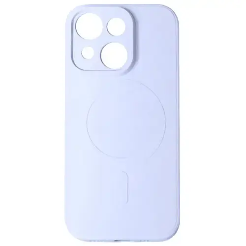 Husa Lemontti Silicon compatibila cu iPhone 15 Plus MagSafe, Lila