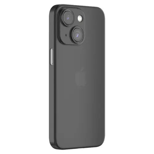 Husa Devia Wing Series Ultra Thin compatibila cu iPhone 15 Plus, Negru
