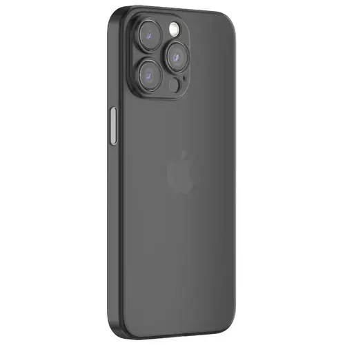 Husa Devia Wing Series Ultra Thin compatibila cu iPhone 15 Pro Max, Negru