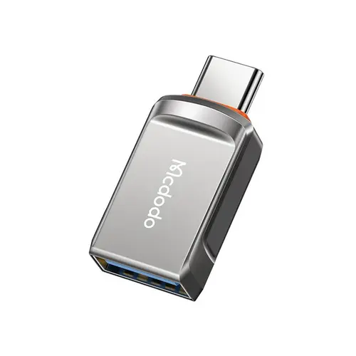 Adaptor OTG, McDodo, Adaptor USB-A 3.0 la USB Type-C, Gri