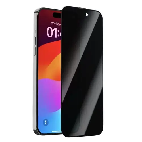 Folie Sticla Devia DVFSFSPTIXVN Van Series Full Screen Privacy Twice compatibila cu iPhone 15 (Negru)