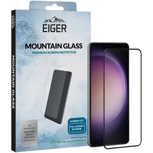 Folie de protectie Eiger Sticla 3D Mountain Glass pentru Samsung Galaxy S23 Plus