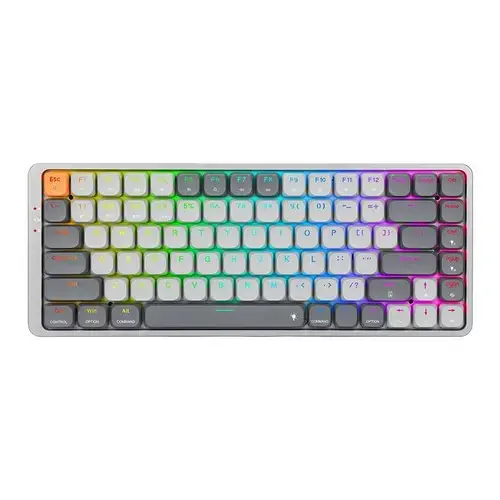 Tastatura Gaming Mecanica Redragon Azure, Bluetooth, RGB (Gri)