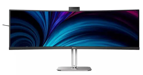 Monitor VA LCD Philips 48.8inch 49B2U6900CH/00, Dual QHD (5120 x 1440), HMDI, DisplayPort, Ecran Curbat, Boxe (Negru/Argintiu)