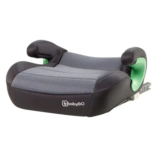 Scaun auto booster BabyGo Bursa IIIl Grey, 135-150 cm, certificat R129 (Gri)