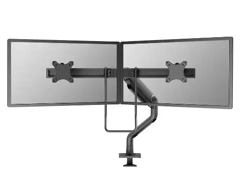 Suport birou 2 monitoare Neomounts DS75S-950BL2, 17inch - 27inch, 16 kg, VESA 75x75/100x100 (Negru)