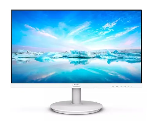 Monitor IPS LED Philips 27inch 271V8AW/00, Full HD (1920 x 1080), VGA, HDMI, Boxe, 75 Hz, 4 ms (Alb)