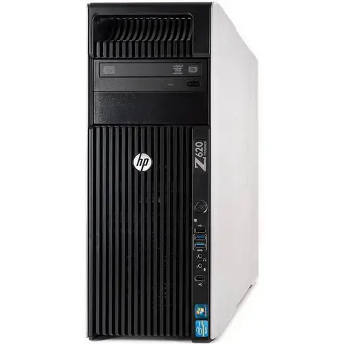 Calculator Sistem PC Refurbished HP Z620, 1x Intel Xeon 10-Core E5-2660 V2 2.2GHz-3.0GHz, 32GB DDR3 ECC, HDD 500GB, 2 x Placa Video nVidia Quadro NVS 310/512MB