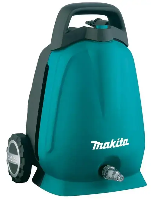Masina de spalat cu presiune Makita HW102, 1300 W, 360 l/h debit apa, 100 bar presiune maxima, 50°C temperatura maxima