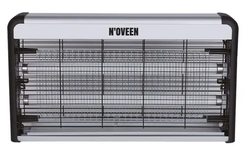 Lampa electrica anti-insecte Noveen IKN230 Economic, 2 x UV, 30 W, 2800 V (Negru/Argintiu)