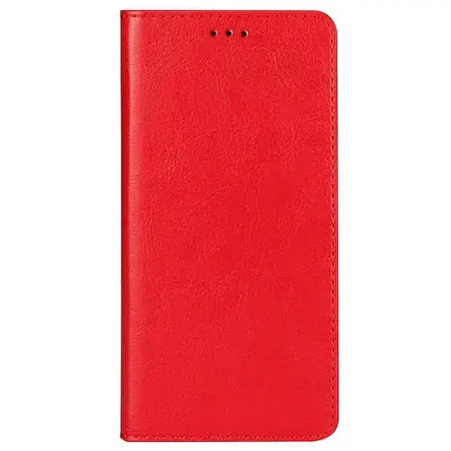 Husa Book Cover Lemontti, Stand, compatibila cu Samsung Galaxy A05s (Rosu)