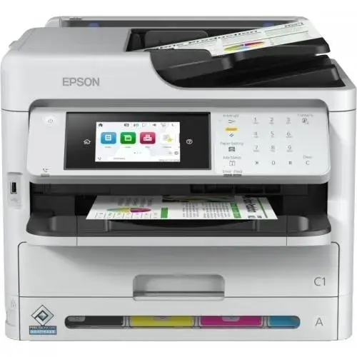 Multifunctional Epson WorkForce Pro WF-M5899DWF MFP, A4, Color, 34 ppm, Retea, Wireless (Alb)