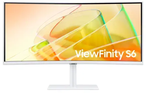 Monitor LED Samsung 34inch LS34C650TAUXEN, WQHD (3440 x 1440), HDMI, DisplayPort, Ecran curbat (Alb)