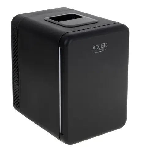 Mini frigider Adler AD 8084, 12V/220V, 32-42 W, 4 L, Incalzire/Racire (Negru)