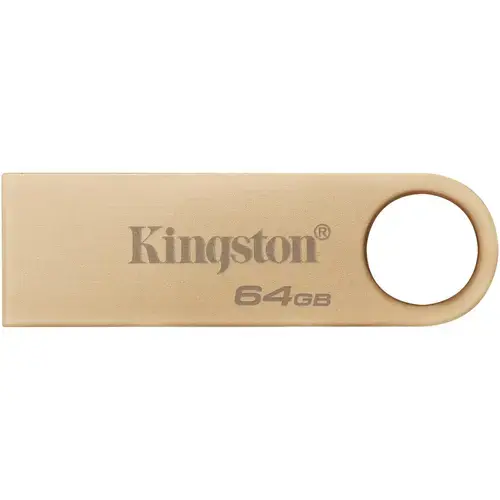Stick USB Kingston DataTraveler SE9 G3, 64GB, USB 3.2 Gen1, Metalic, Auriu