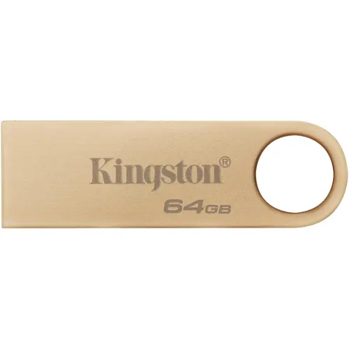 Stick USB Kingston DataTraveler SE9 G3, 64GB, USB 3.2 Gen1, Metalic, Auriu