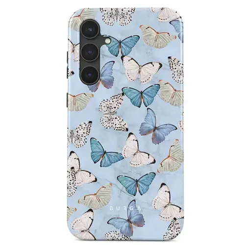 Husa Burga Dual Layer Give Me Butterflies compatibila cu Samsung Galaxy S23 FE