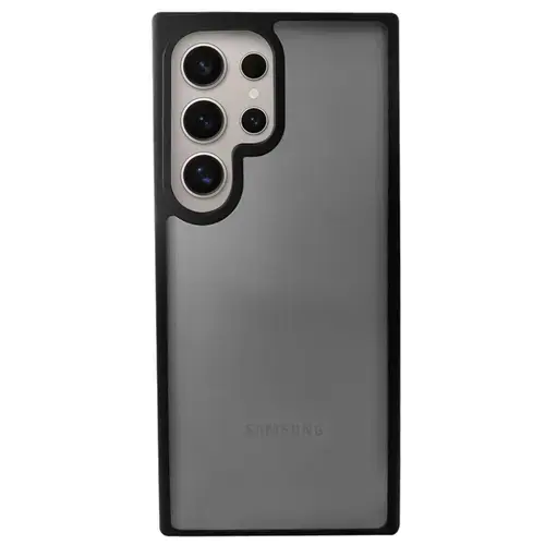 Husa Devia Pino Series Shockproof compatibila cu Samsung Galaxy S24 Ultra (Negru)