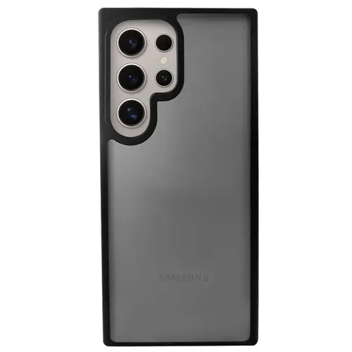 Husa Devia Pino Series Shockproof compatibila cu Samsung Galaxy S24 Ultra (Negru)