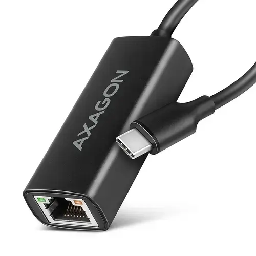 Adaptor placa de retea Axagon ADE-ARC, USB-C 3.2 Gen 1, RJ-45 (Negru)