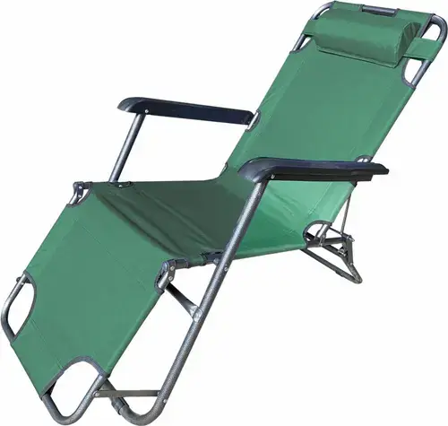 Sezlong Heinner DSZV003, 153x60x79 cm (Verde)