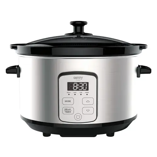 Slow cooker CAMRY CR6414, 4.7 l, 270 W (Argintiu)