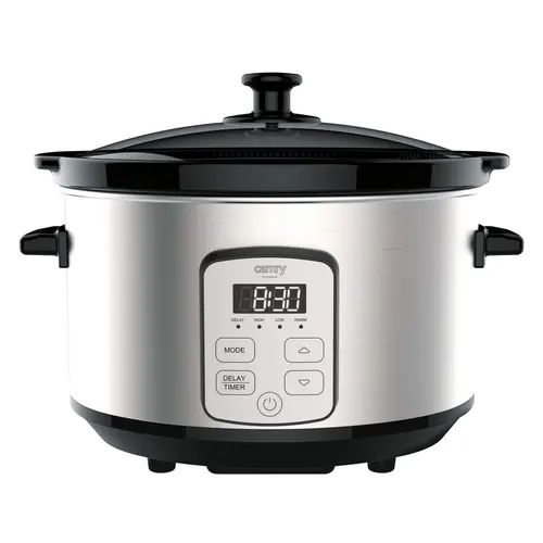 Slow cooker CAMRY CR6414, 4.7 l, 270 W (Argintiu)