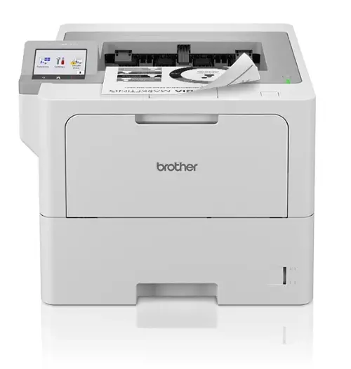 Imprimanta Laser Brother HL-L6410DN, A4, Monocrom, 50 ppm, USB, Retea, Wireless (Alb)