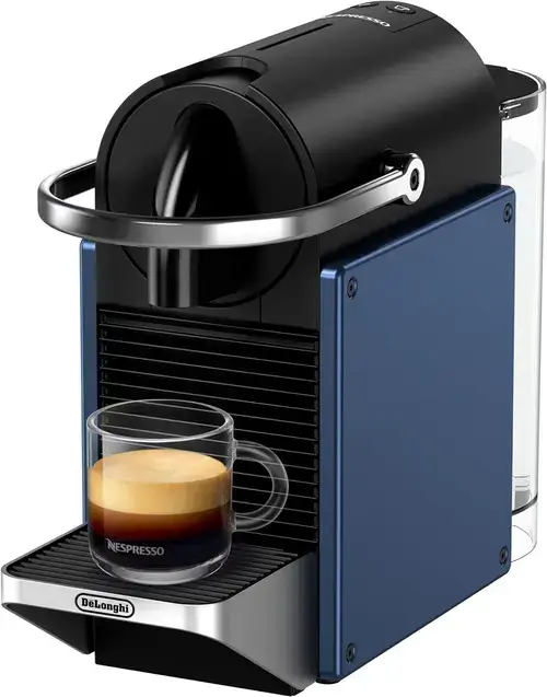 Espressor automat De’Longhi Nespresso EN 127.BL Pixie, 1260 W, 19 bar, Controlul temperaturii, Oprire automata (Albastru)