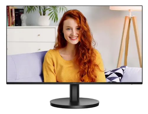 Monitor IPS LED AOC 23.8inch 24B3HA2, FulL HD (1920 x 1080), VGA, HDMI, Boxe, 100 Hz, 1 ms (Negru)