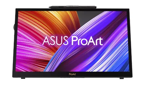 Monitor Portabil IPS LED ASUS ProArt 15.6inch PA169CDV, UHD (3840x2160), HDMI, Touchscreen, Boxe, Pivot (Negru)