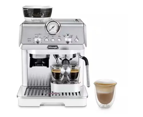 Espressor Manual De'Longhi La Specialista Arte EC9155.W, 1,5L, 15 Bar, 1400W (Argintiu)