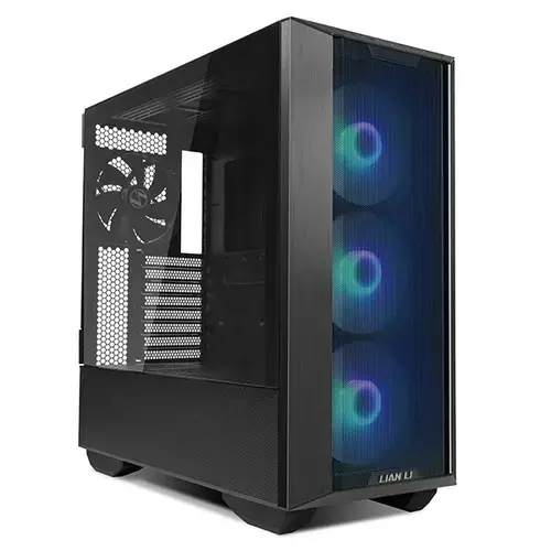 Carcasa Lian Li LANCOOL III RGB, iluminare RGB, Middle Tower, fara sursa, ATX, E-ATX (Negru)