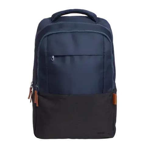 Ghiozdan laptop Trust Lisboa 16inch, material POM, RPET Polyester, RPET twill polyester, volum 23 L, Albastru