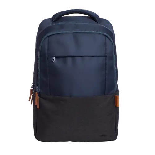 Ghiozdan laptop Trust Lisboa 16inch, material POM, RPET Polyester, RPET twill polyester, volum 23 L, Albastru