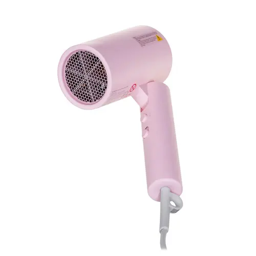 Uscator de par Xiaomi H101, 1600 W, 20.000 RPM, 15m/s, Ion Negativi, 2 trepte de temperatura, Cablu 1.7 m (Roz)